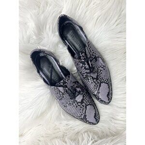Freda Salvador Wit Reptile D'Orsay Oxfords 9